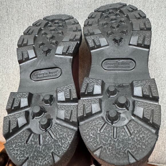 Georgia Boot Homeland Waterproof Wellington Work Boot Brown Men's Sz 13 - Picture 13 of 15